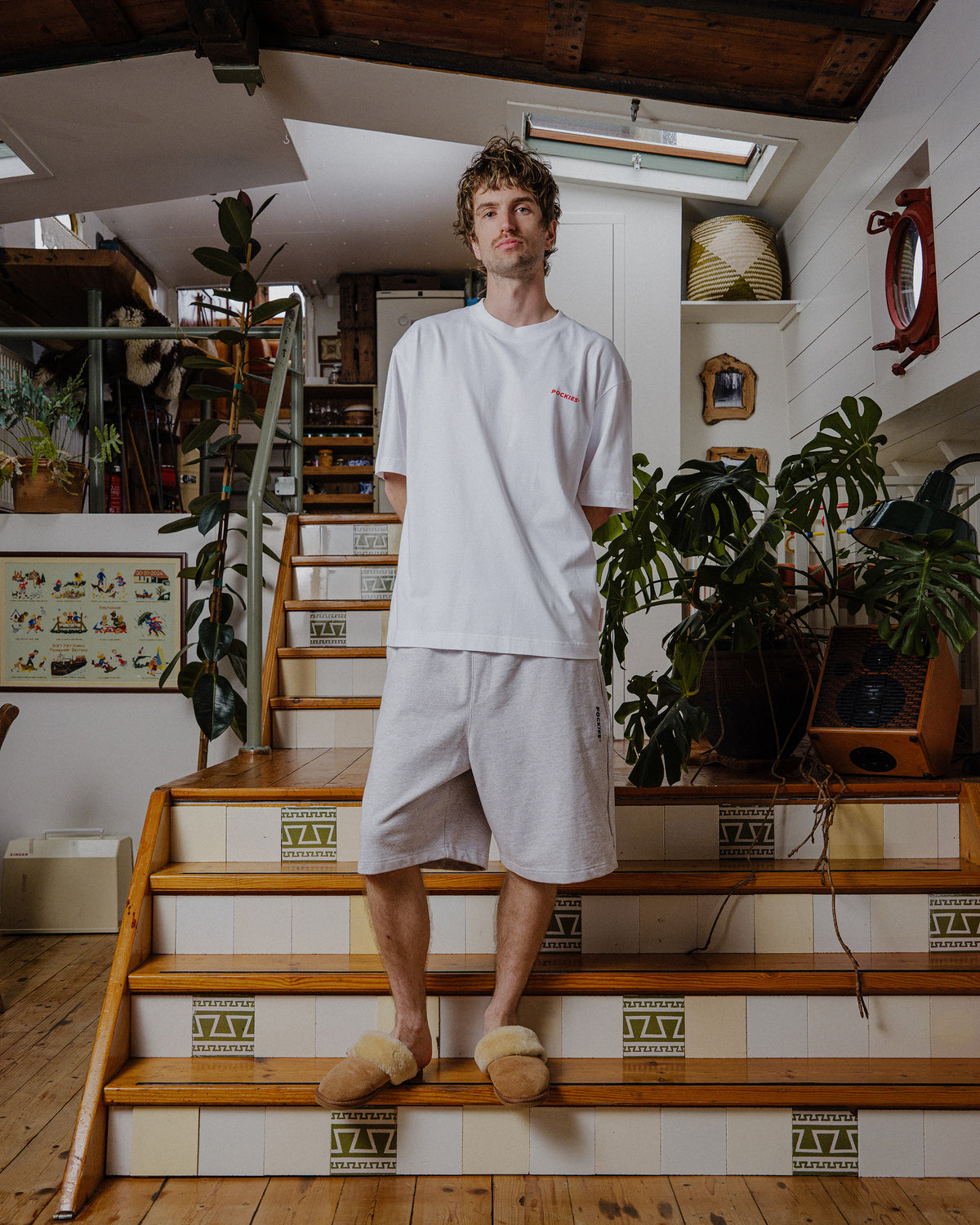 11 a.m. Club Pillow Tee - White