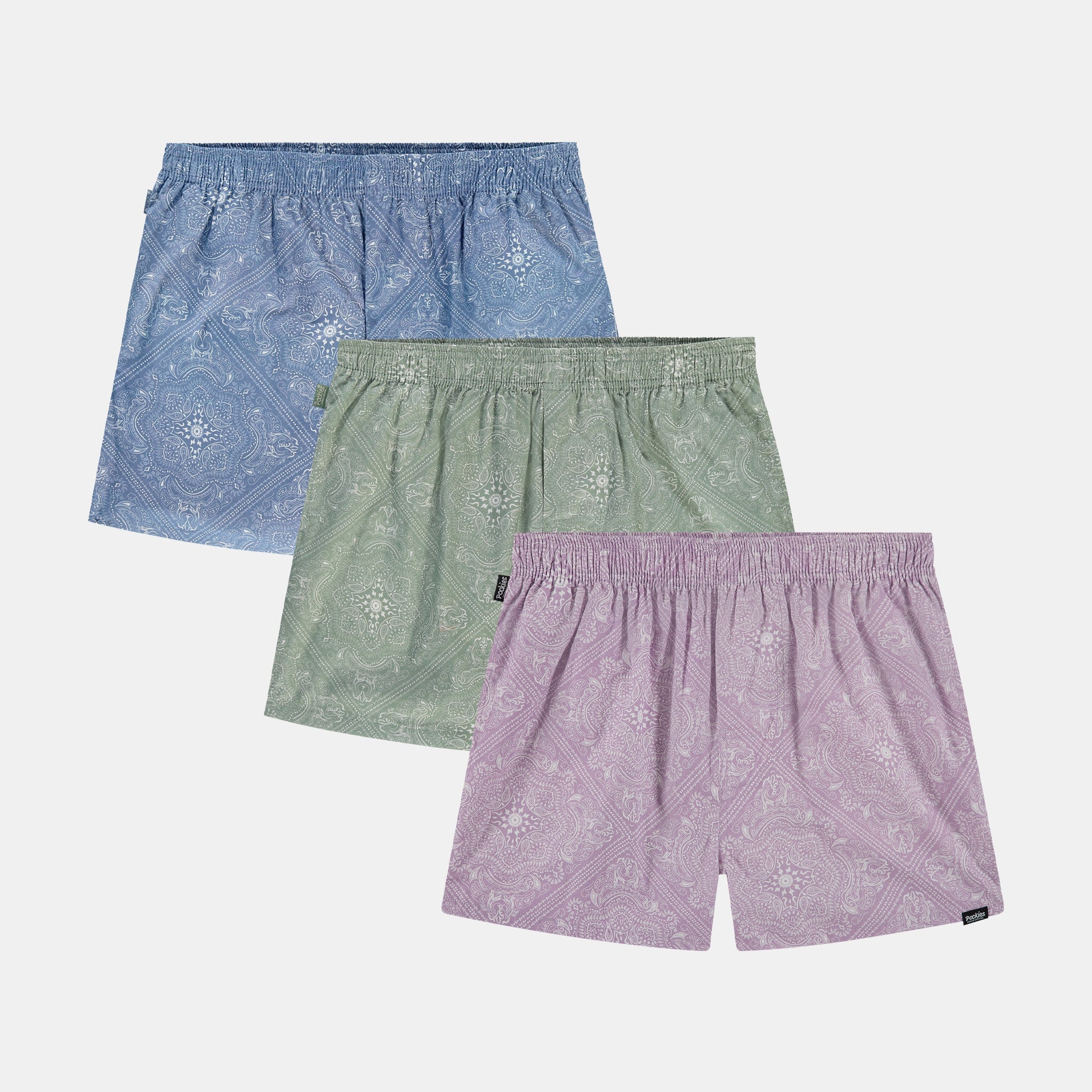 3-Pack - Paisley Boxers