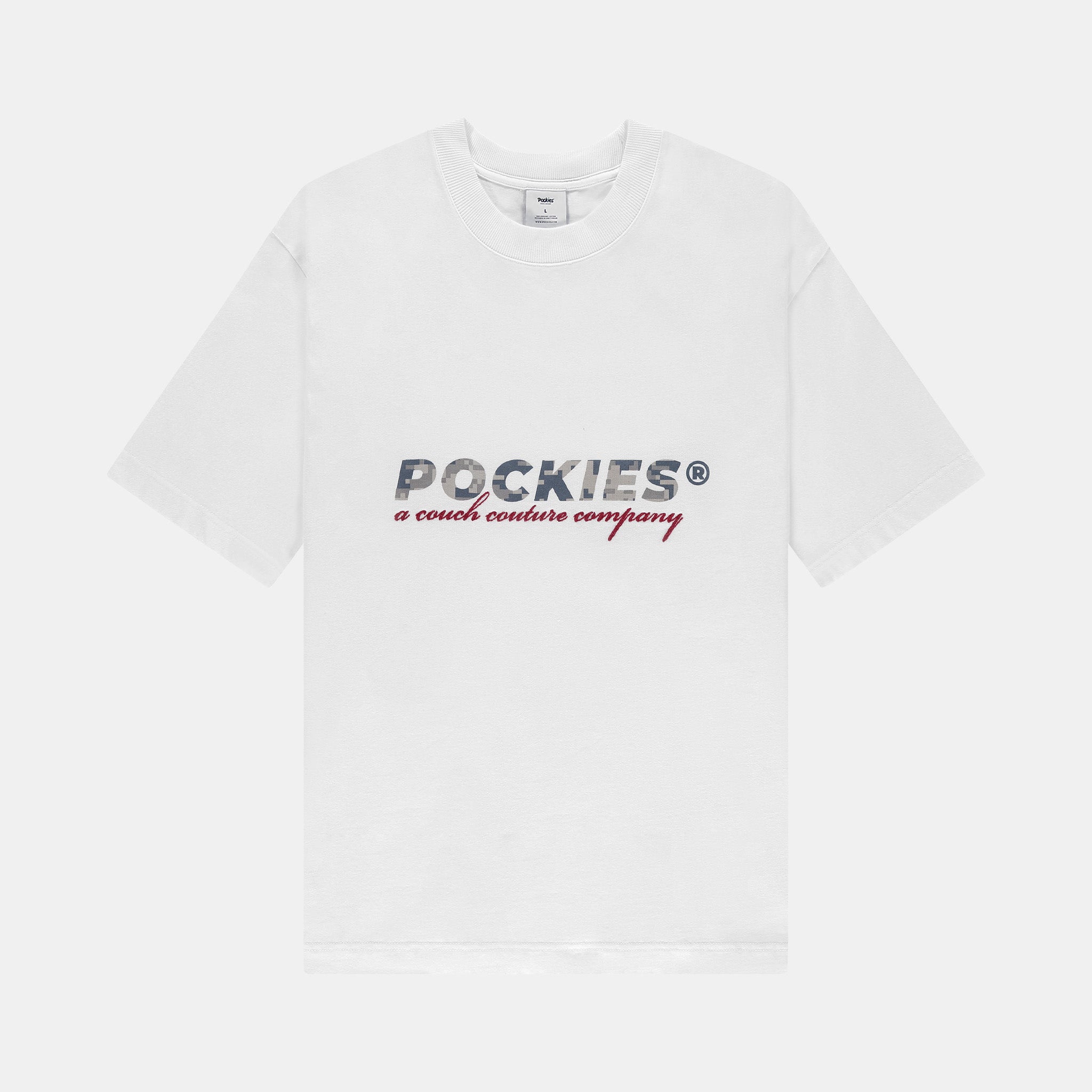 Camo Logo Tee - White