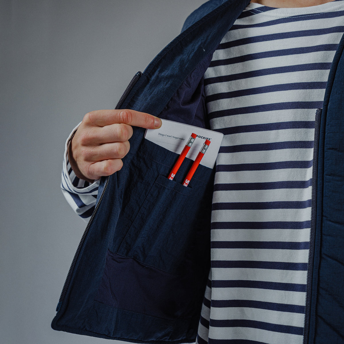 Market Vest - Navy