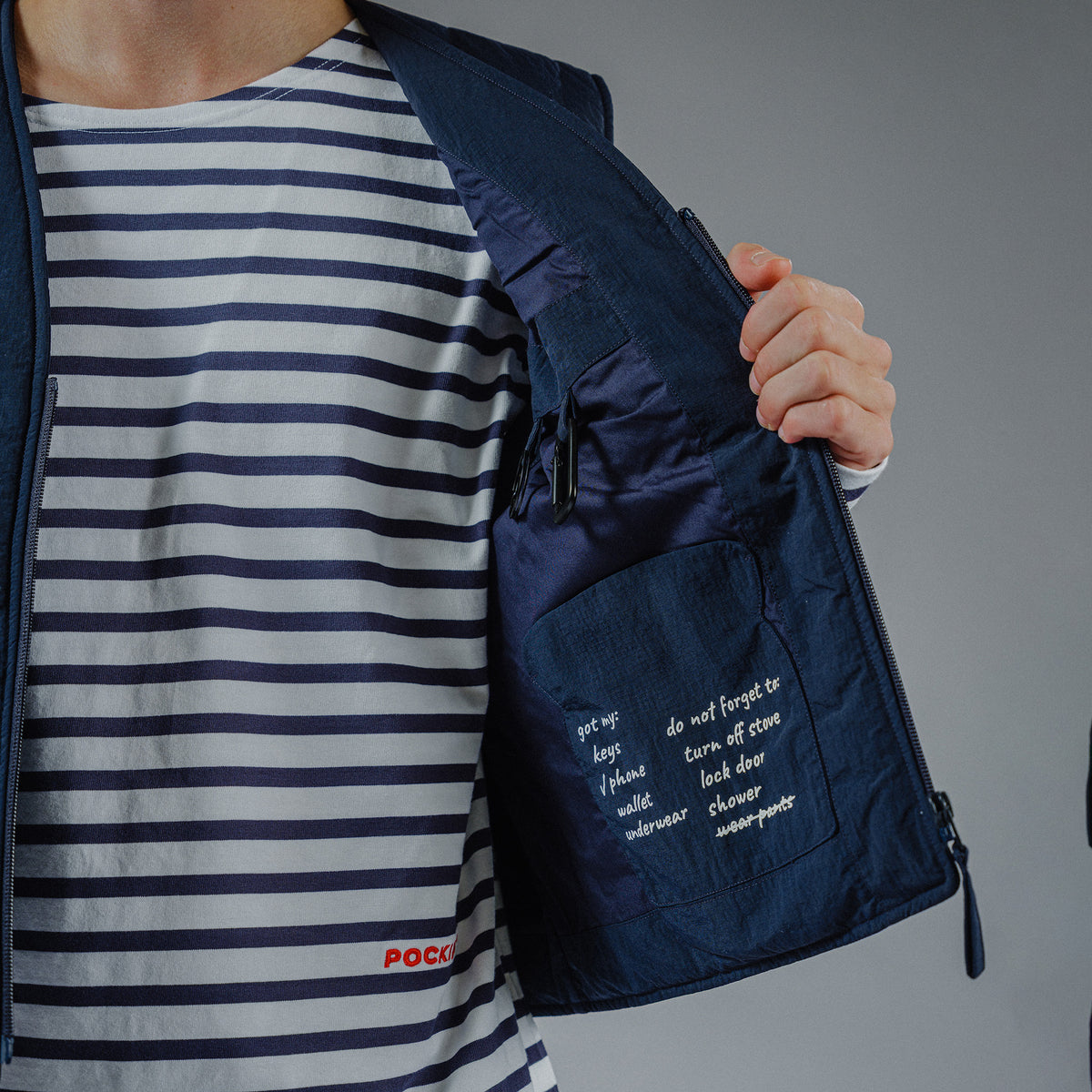 Market Vest - Navy