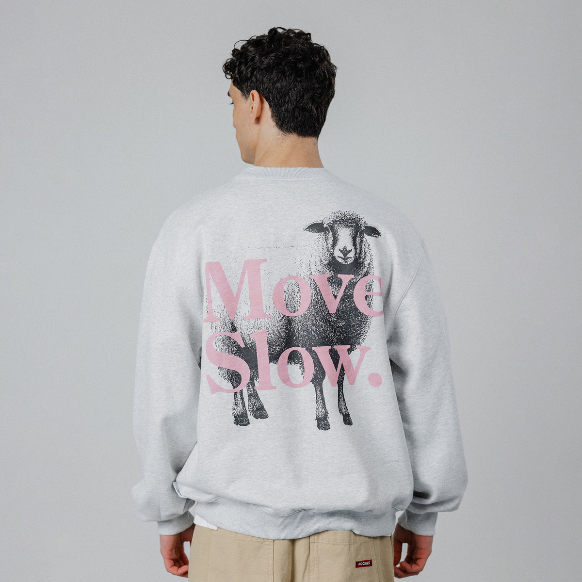 Move Slow Crew - Grey Melange