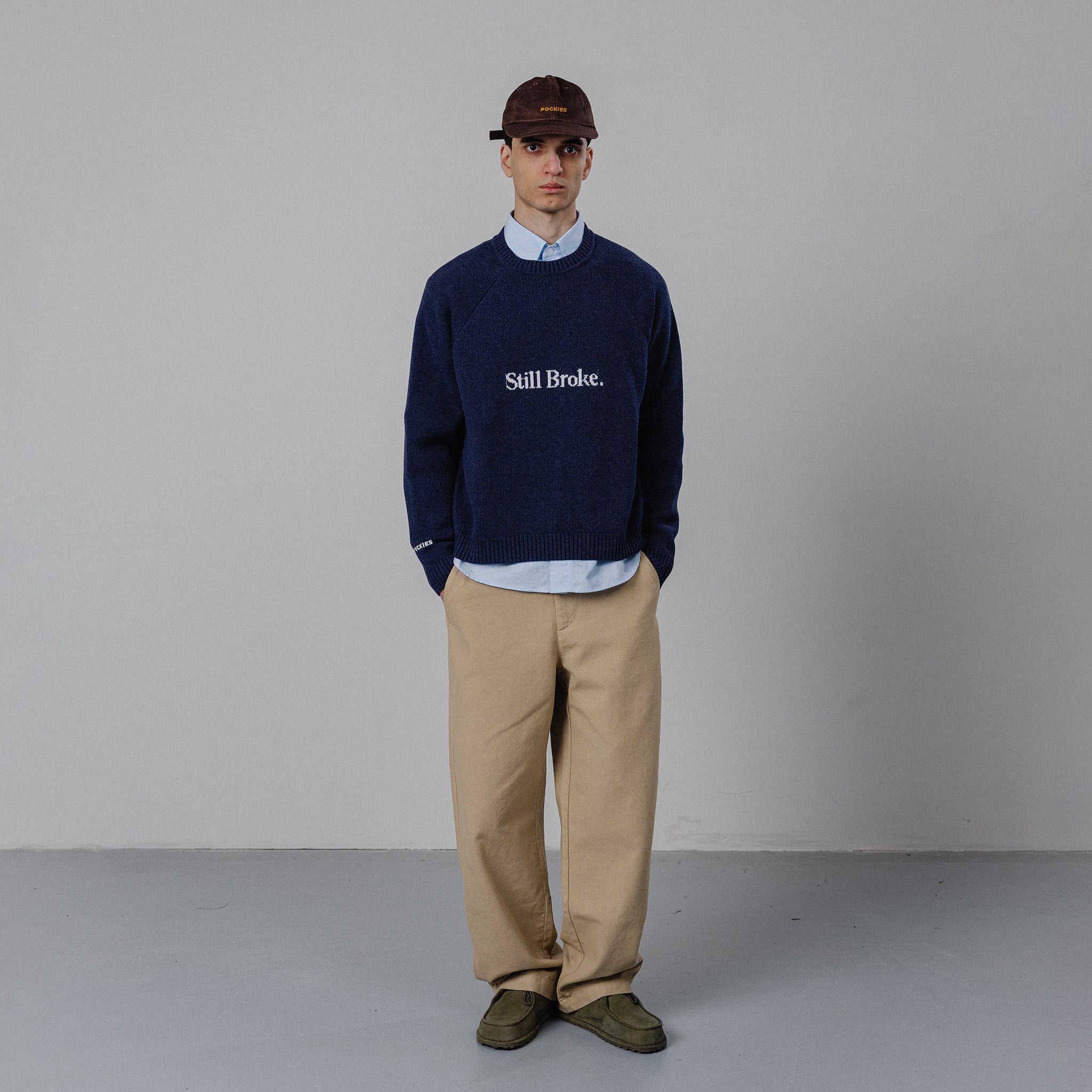 Still Broke Knit - Navy