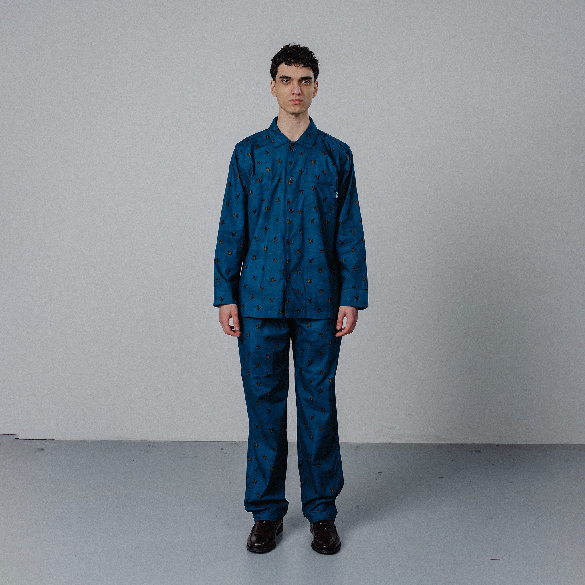 Duck Pyjama Shirt - Blue
