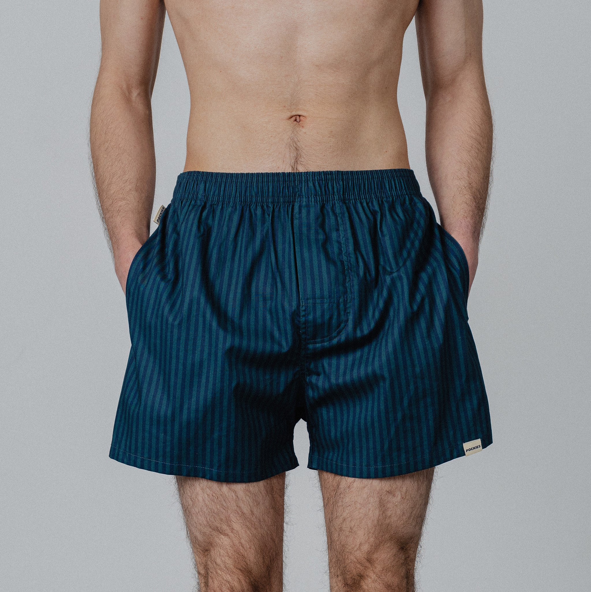 2-Pack Striped Boxers BG/OR