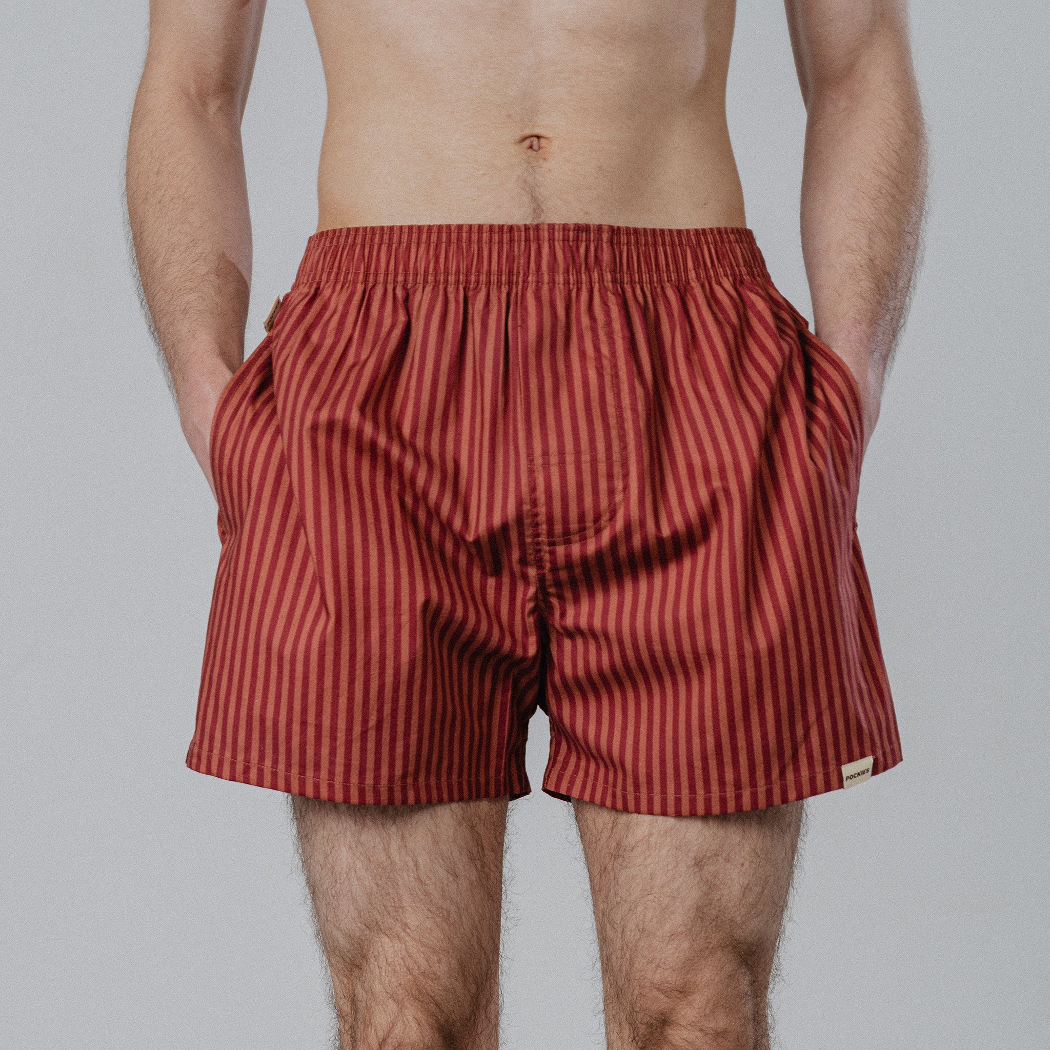 2-Pack Striped Boxers BG/OR